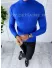 Helanca barbati slim fit albastra A6613 O6-1.3